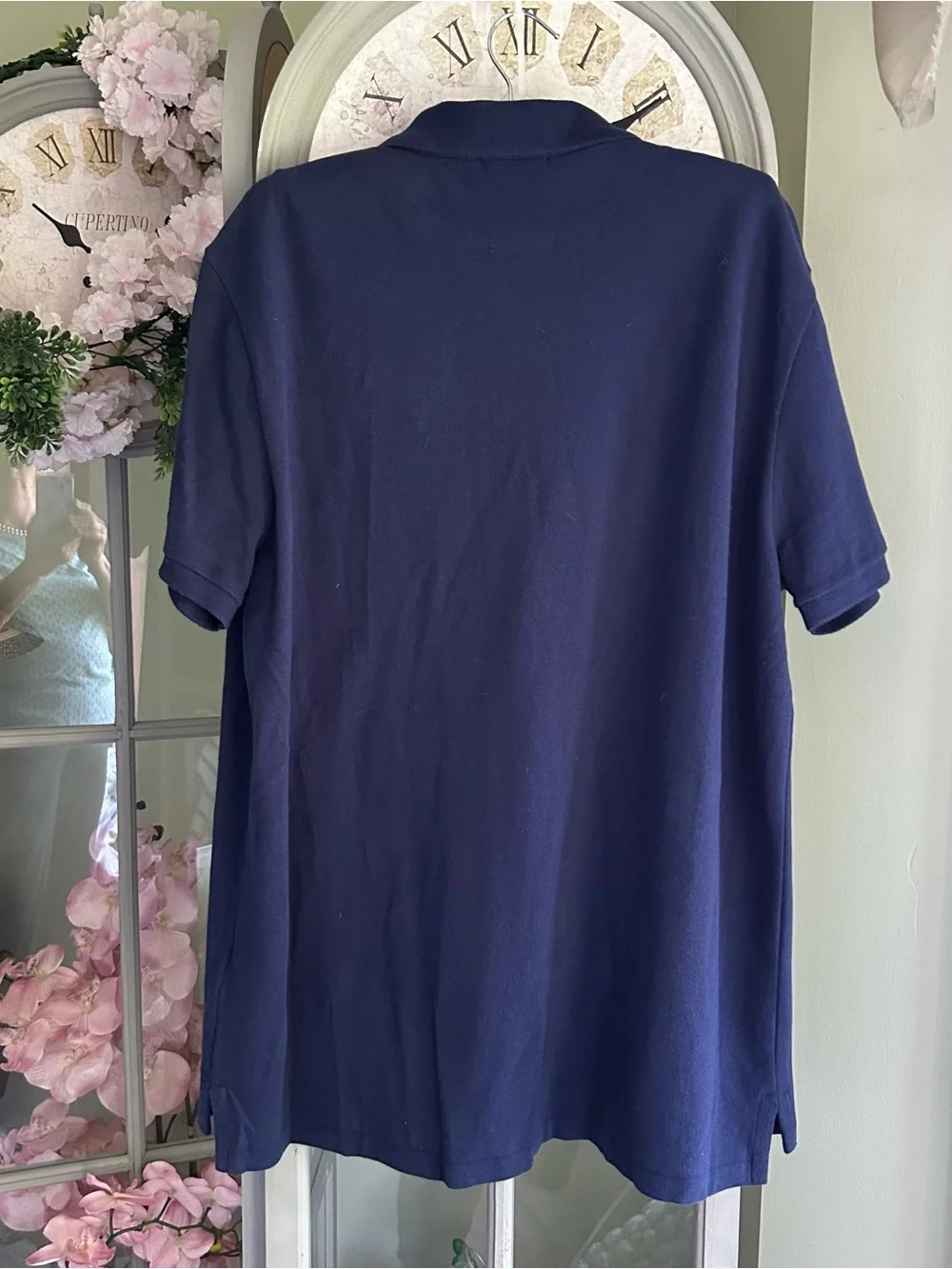 POLO RALPH LAUREN Men’s Big Pony Polo Shirt Navy Short Sleeve Collar Size XL